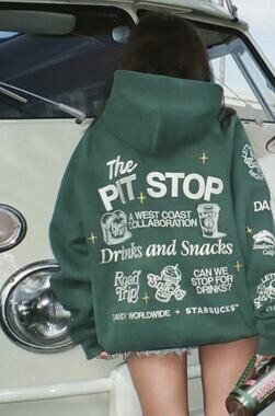 Dandy Worldwide x Starbucks hoodie size Small IN HAND SHIPS ASAP 💚🩶